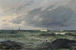 Seascape with a Distant Boat*