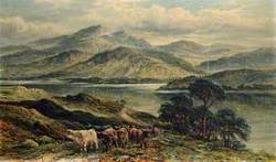 Highland Landscape with a Cow Herder