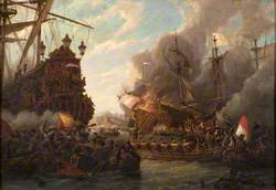 De Ruyter's Raid on the English Ships off Chatham, Kent