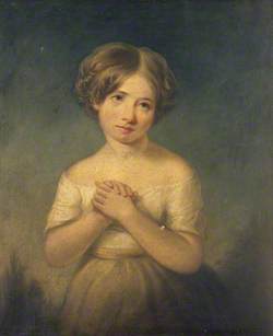 Girl with Her Hands Folded