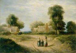 Landscape with Cottages