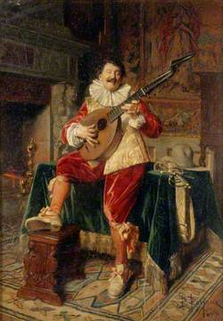 Cavalier with a Mandoline