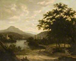 Landscape with a Lake and Castle