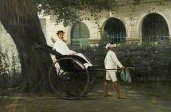Gentleman in a Rickshaw
