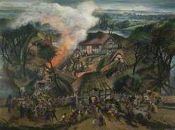 Attack on Southchurch Hall during the Peasants' Revolt, 1381