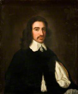 Portrait of a Gentleman in a Black Doublet and Lace Collar