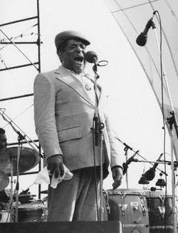 Dizzy Gillespie (1917–1993), Capital Radio Jazz Festival, Alexandra Palace, London,  1979