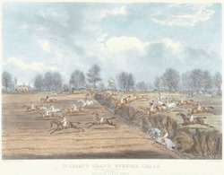 St. Albans Grand Steeple Chase, 8 March 1832: Plate 2: First Leap