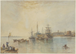 On the River at Gillingham, Kent
