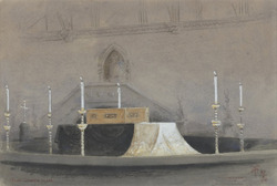 The Lying in State of Gladstone, Westminster Hall, 27 May 1898