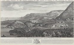 The West Prospect of the Giants Causeway in the County of Antrim in the Kingdom of Ireland