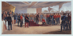 The Investiture of the Order of Bath.  At the Head Quarters of the British Army Before Sebastopol