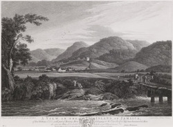 A View in the Island of Jamaica, of Fort William Estate, with part of Roaring River belonging to William Beckford Esq. near Savannah la Mar [3]