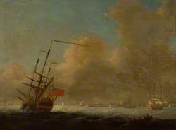 Men o' War off Sheerness