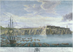 Entering the Breach of the Moro Castle, by Storm, 30 July 1762 [the Siege of Havana]