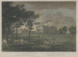 The East View of the Seat of Sir Gregory Page Turner (late Sir Gregory Page's) on Blackheath in the County of Kent