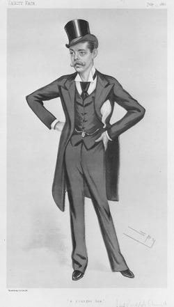 Lord Randolph Henry Spencer Churchill (1849-1895) politician; Chancellor of the Exchequer