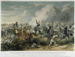 Charge of the 3rd King's Own Dragoons at the Battle of Chillienwallah, January  13th, 1849