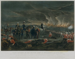 Night Bivouac of the British Army at Ferozshah on the 21st December 1845