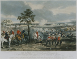 The Battle of Goojerat, on the 21st February 1849