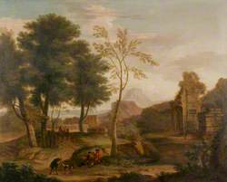 Classical Landscape with Figures: 'The Grand Tour'