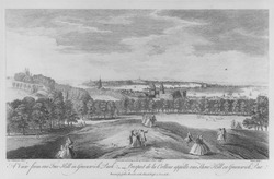 The View from One-Tree Hill in Greenwich Park / Prospect de la Colline appelle One-Tree Hill en Greenwich Park