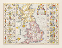 Map of Britain under the Heptarchy