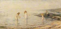 The Timid Bather