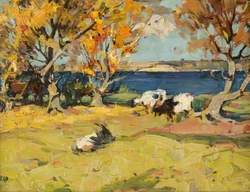 Landscape with Goats