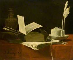 Still Life with a Book and an Ink Well