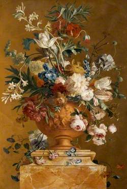 Still Life: Flowers in a Terracotta Urn