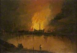 Fire at Trades Lane Warehouses