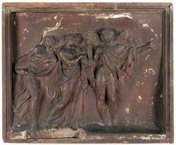 Relief of Cupid with a Torch and Female Figures