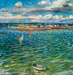 Coastal View with Boats