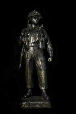 One-third Scale Cast for a Memorial to the Royal Scots Fusiliers who Fell in the Second World War