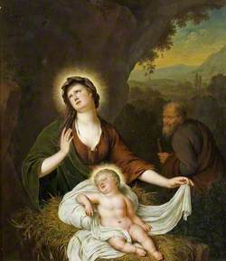 Virgin and Child, the Flight into Egypt