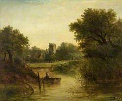 Landscape with a Man in a Punt