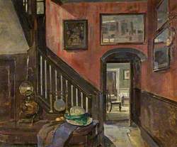 Interior of Danvers House, 109, High Street, Cricklade, Wiltshire, c.1920