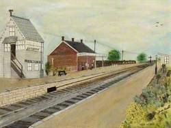 Cricklade Railway Station, Wiltshire, c.1950