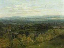 View across the Severn from Doverow Hill, Gloucestershire
