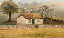 Thatched Cottage, Regent Street, opposite the 'Rifleman's Arms'