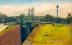 Telford Road Bridge, Swindon, Wiltshire, 1880, Townside