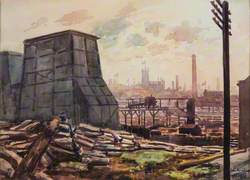 View from the Timber Yard, 1919 – Oldham