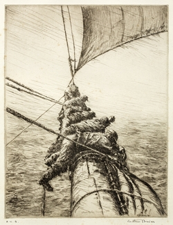 Stowing the Main Sail