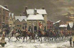 The Pretender's Troops Entering Altrincham at Dawn, 1 December 1745