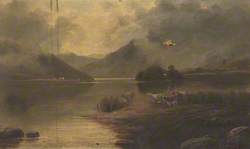 River Scene with Cattle