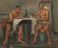 Two Men at a Table*