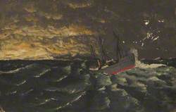 Ship in a Stormy Sea*