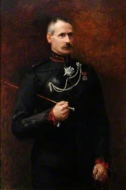 Major General Sir Charles H. Powell, KCB, in the Uniform of 1st King George V's Own Gurkha Rifles, Colonel of Regiment (1916–1943), Three-Quarter Length Portrait, Standing