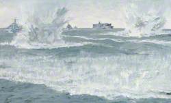 Escort Carrier HMS 'Nairana' Stalked Unsuccessfully by U-Boat 502, 1 February 1944